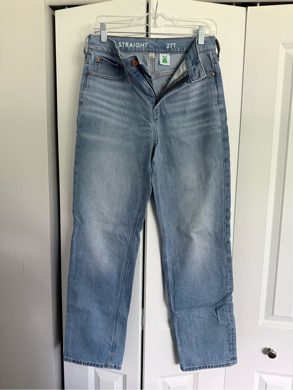 J. Crew Light Blue Straight-Leg Jeans